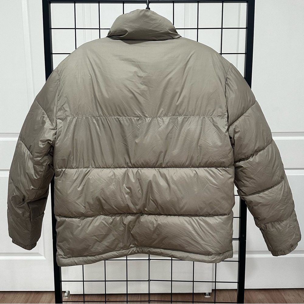 Hollister Men’s Taupe Mock Neck Puffer Jacket - Size Medium - Picture 3 of 11